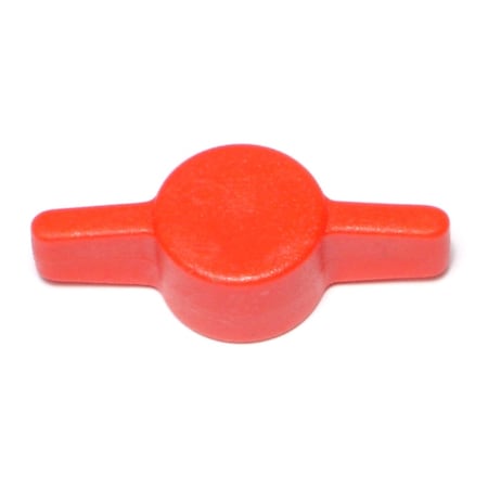 Midwest Fastener 3/8" Red Plastic Tee Thumb Screw Knobs 5PK 70894